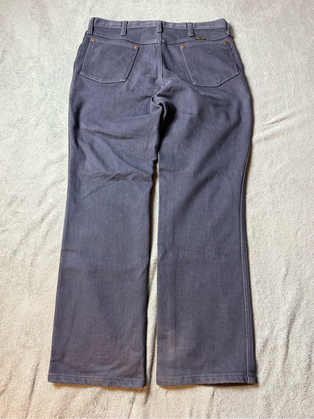 Vintage 1970s Wrangler Grey Men’s Regular Fit Pants Style 947GRY Size 36x30
